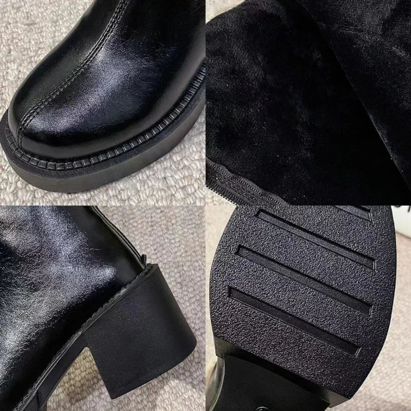 Botas de Invierno de Mujer: Estilo Gótico y Elegante