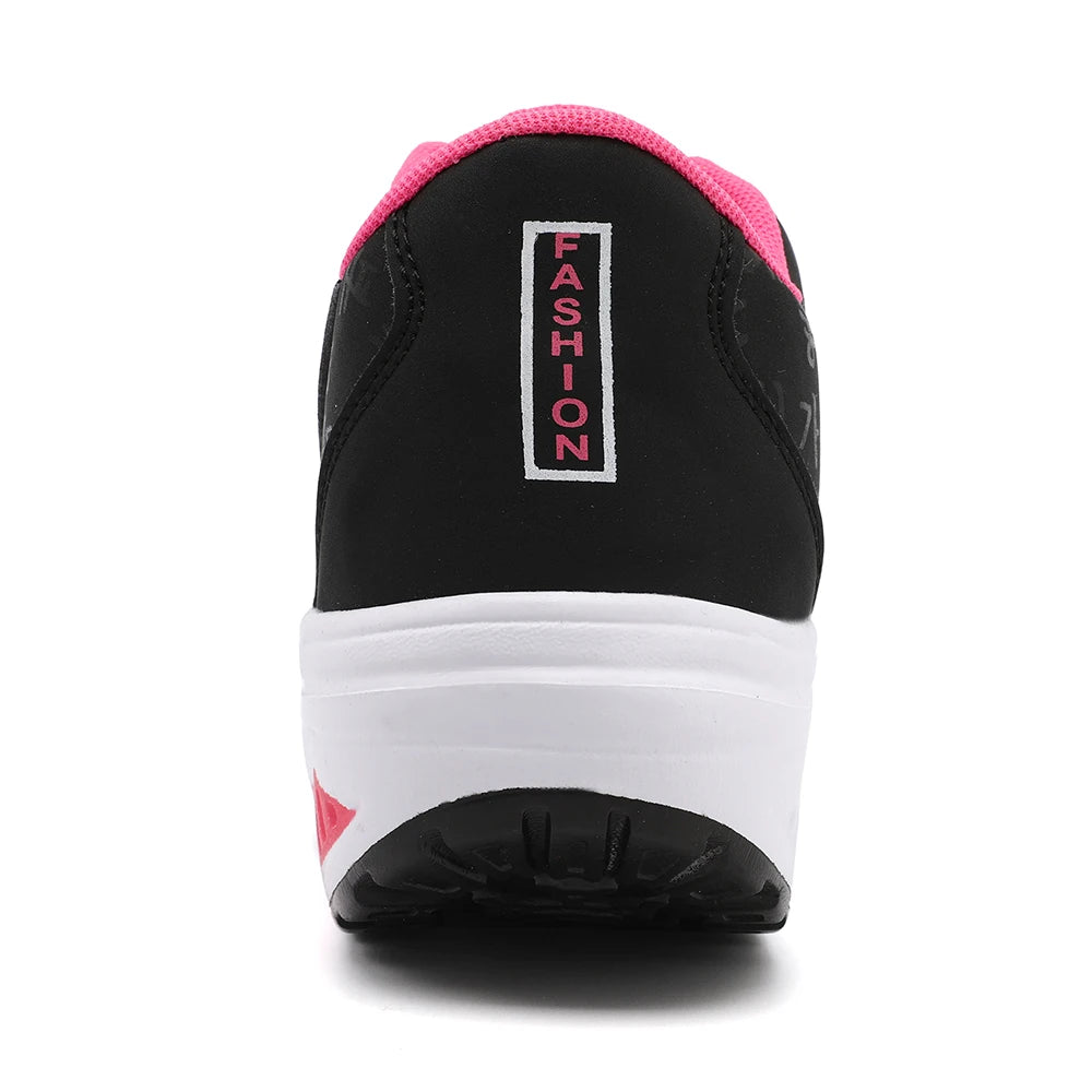 Zapatillas deportivas, casual mujer, suela gruesa