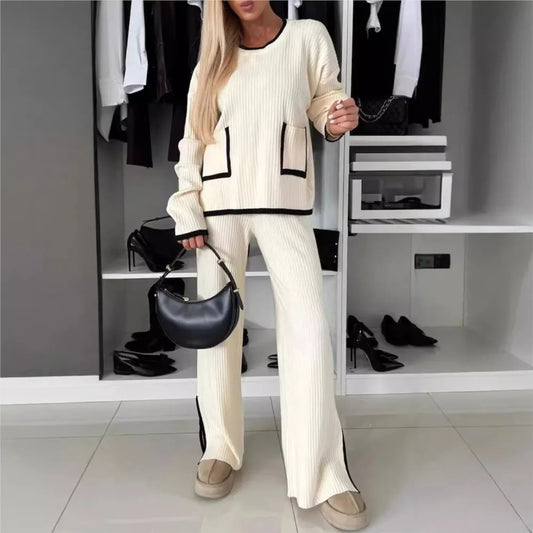 INES, Conjunto moderno de dos piezas para mujer