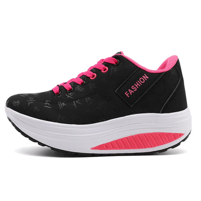 Zapatillas deportivas, casual mujer, suela gruesa