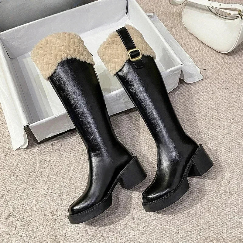 Botas de Invierno de Mujer: Estilo Gótico y Elegante