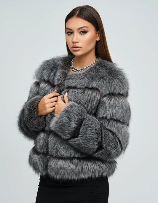 YEIMI | ABRIGO DE PELO OLIVIA EXCLUSIVE